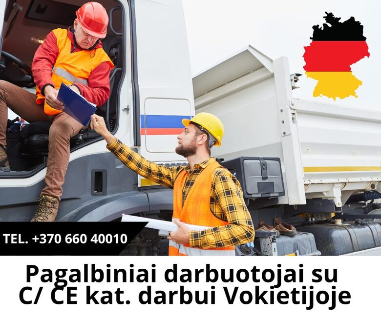 C / CE kaegorijos vairuotojas