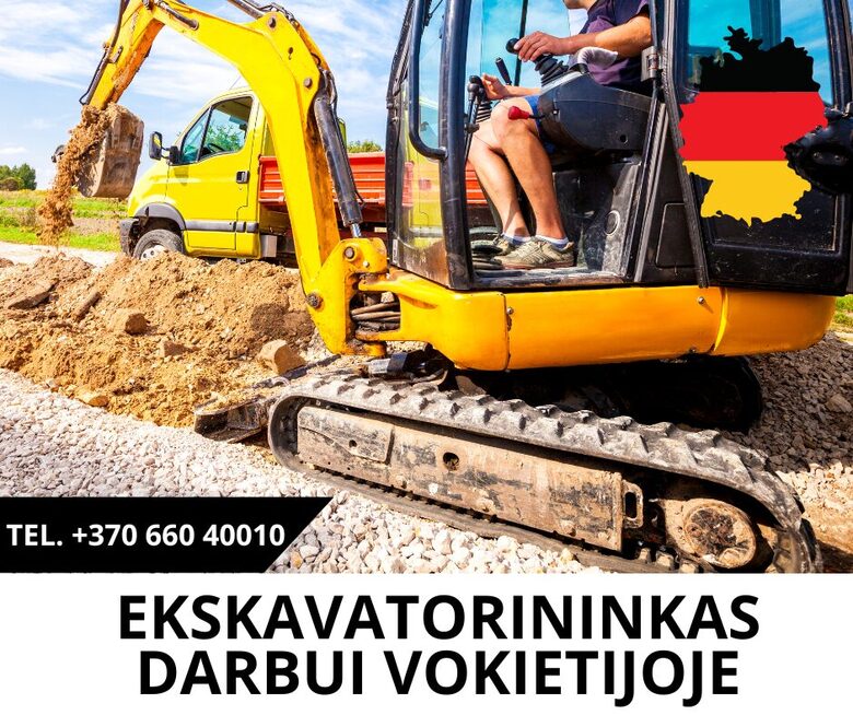 Ekskavatorininko darbas
