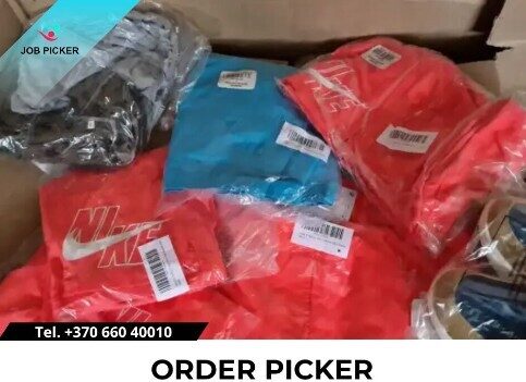 Užsakymų surinkėjai - order picker
