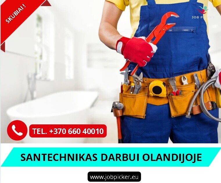 Santechnikas darbas užsienyje