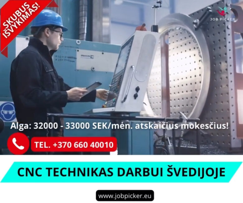 CNC staklių operatorius