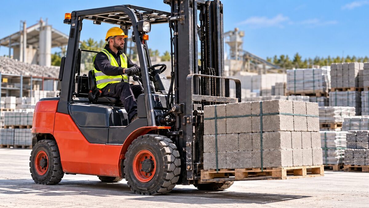 Operator wózka widłowego – zakład produkcji betonu / kamienia